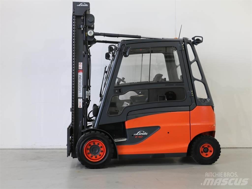 Linde E40/600HL/388 전동 지게차