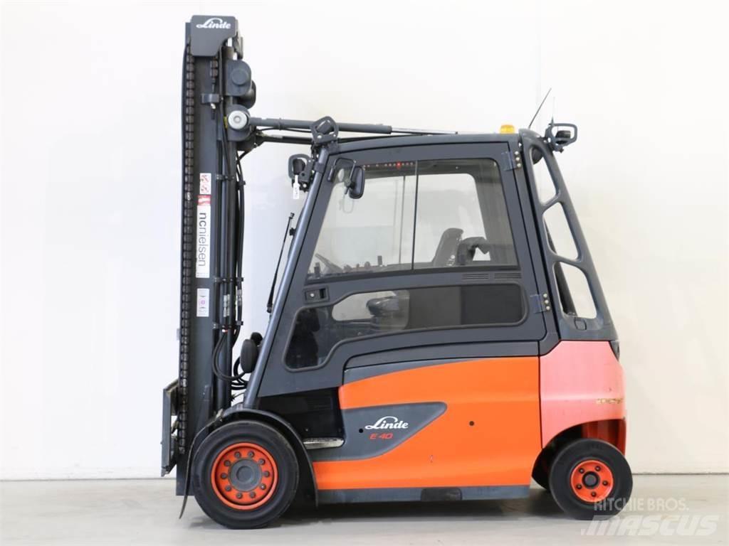 Linde E40/600HL/388 전동 지게차