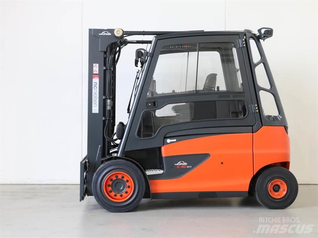 Linde E40/600HL/388 전동 지게차