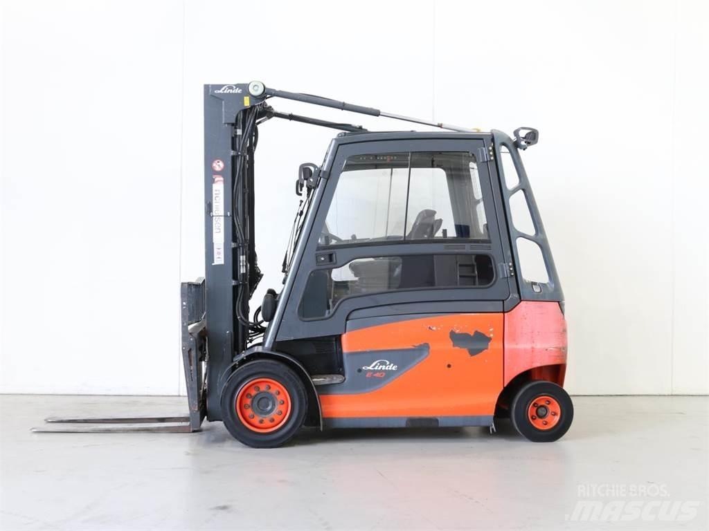 Linde E40/600HL/388 전동 지게차