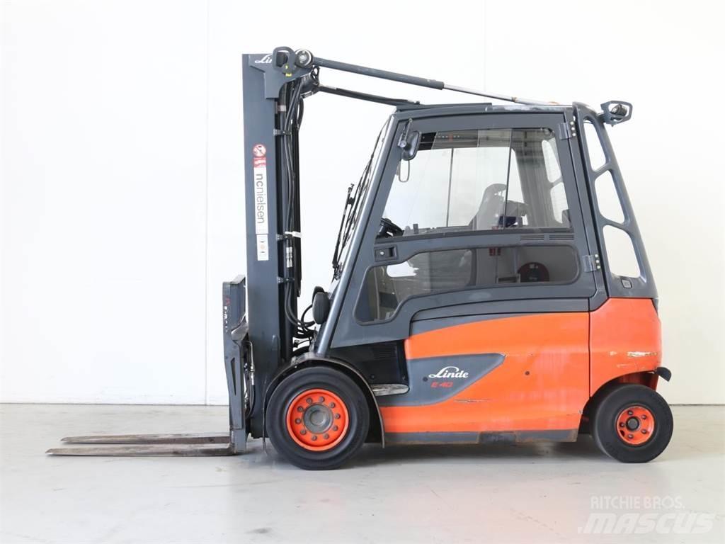 Linde E40/600HL/388 전동 지게차