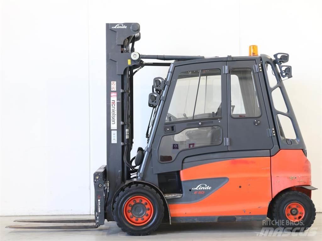 Linde E50/600HL/388 전동 지게차