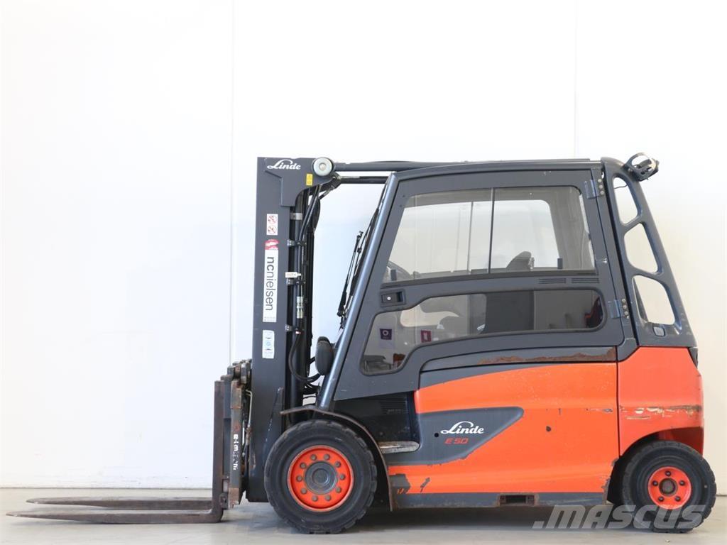Linde E50L/388 전동 지게차