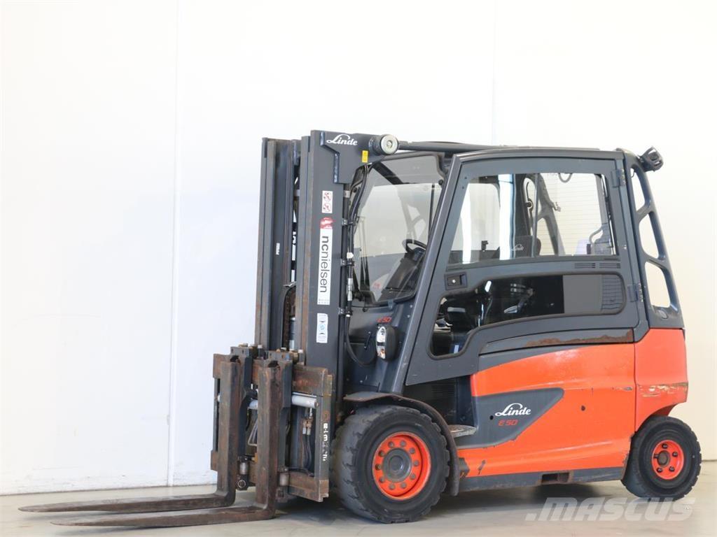 Linde E50L/388 전동 지게차