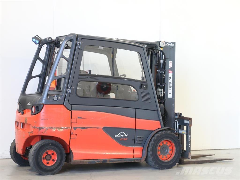 Linde E50L/388 전동 지게차