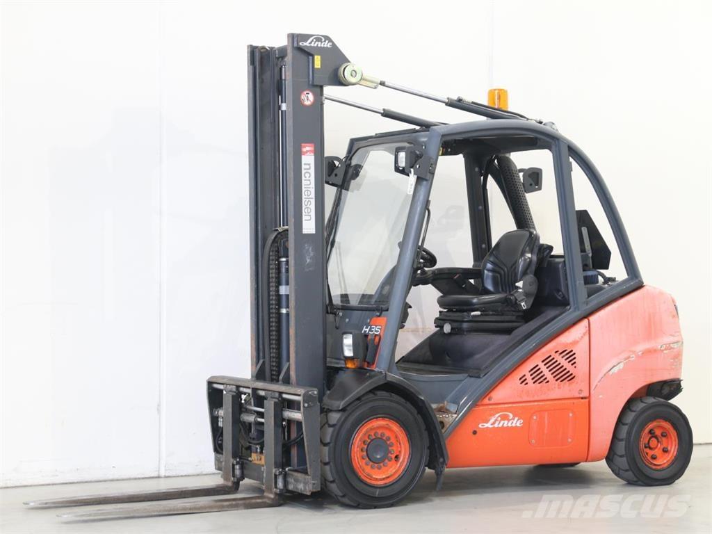 Linde H35D/393-01 디젤 지게차