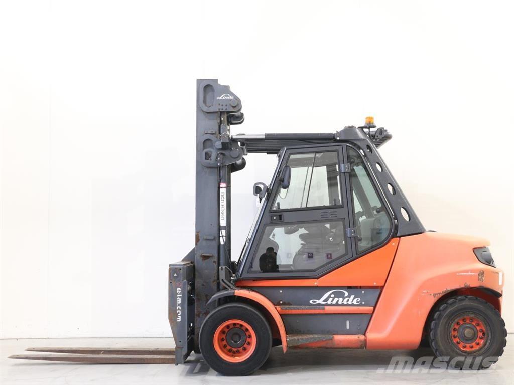 Linde H80D/396/900 디젤 지게차