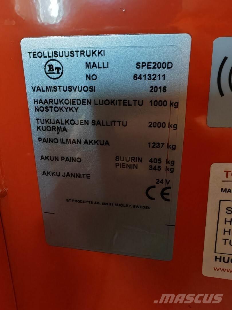 BT SPE200D 그 외 지게차