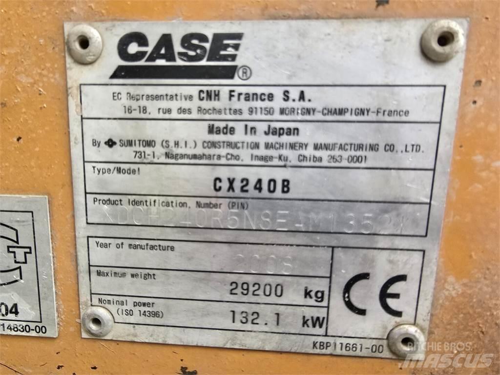 CASE CX 240 B 대형 굴삭기 29톤 이상