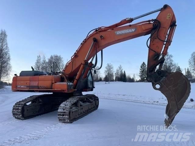 Doosan DX480LC 대형 굴삭기 29톤 이상