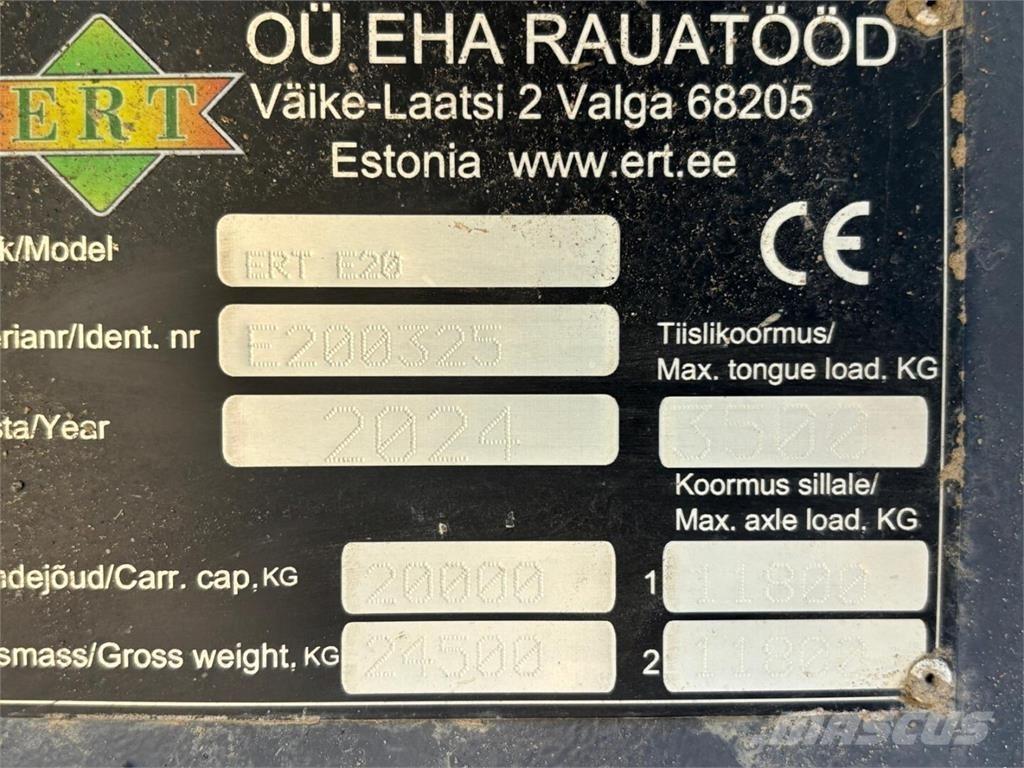 ERT E 20 티퍼 트레일러