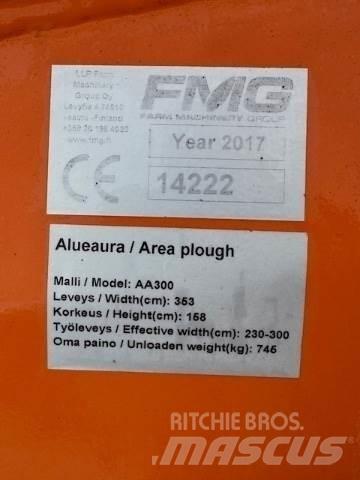 FMG AA300 제설 블레이드 및 제설기