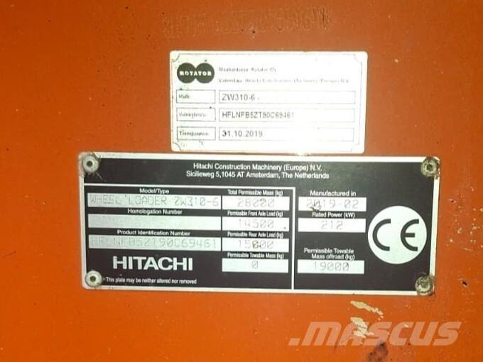 Hitachi ZW 310-6  휠로우더