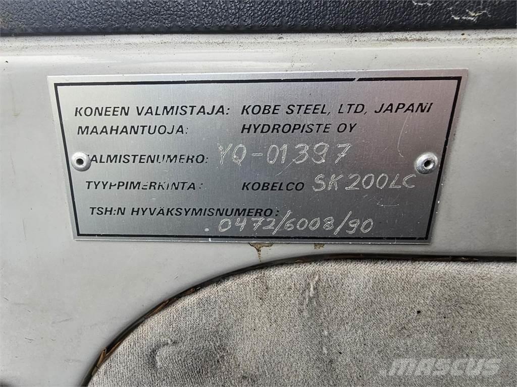 Kobelco SK200LC 대형 굴삭기 29톤 이상