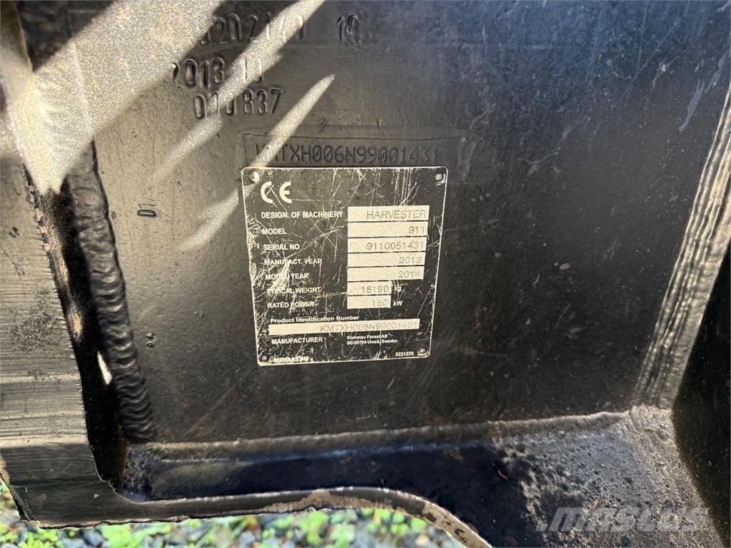 Komatsu 911.5 원목 하베스터