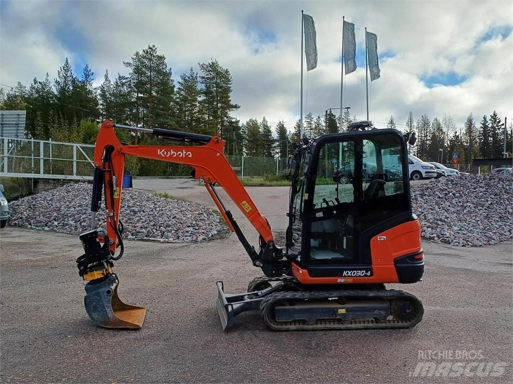 Kubota KX 030-4 소형 굴삭기 7톤 미만
