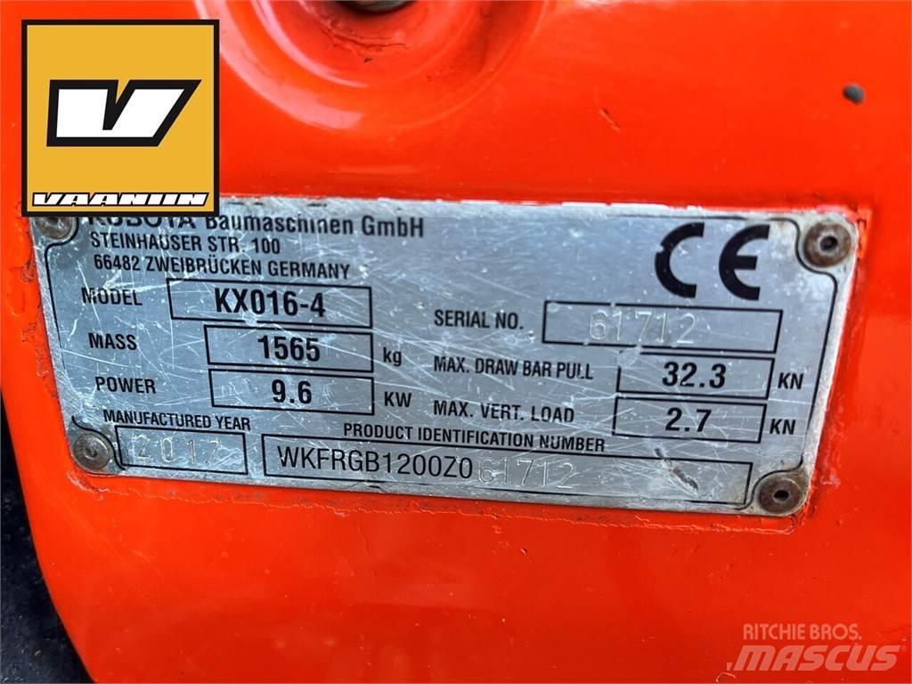 Kubota KX016-4 소형 굴삭기 7톤 미만