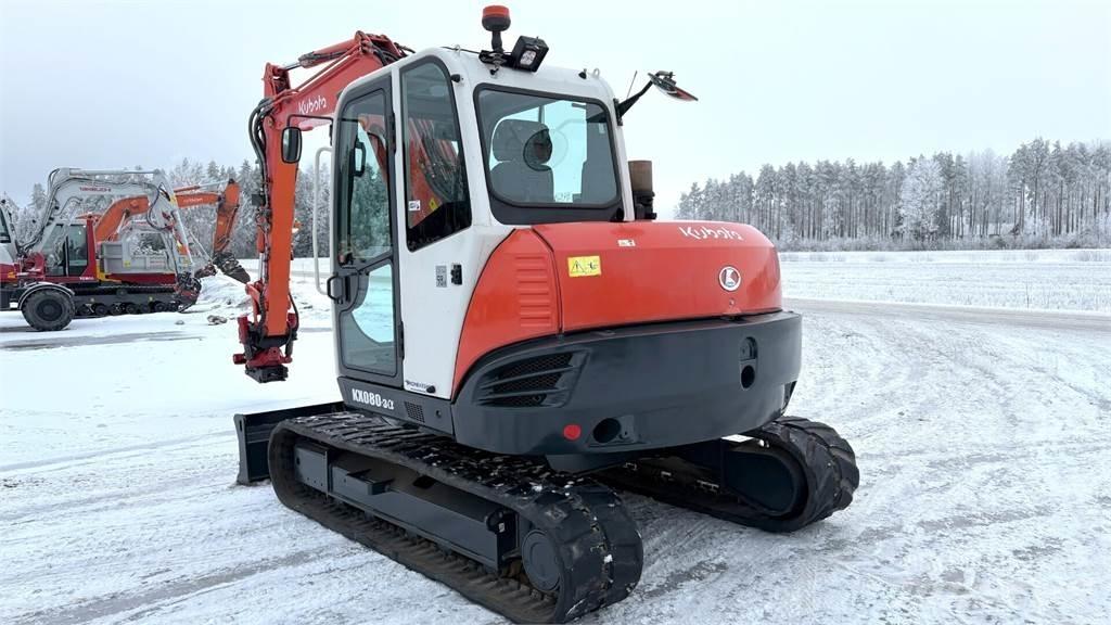 Kubota KX080-3 중형굴삭기 7톤-28톤