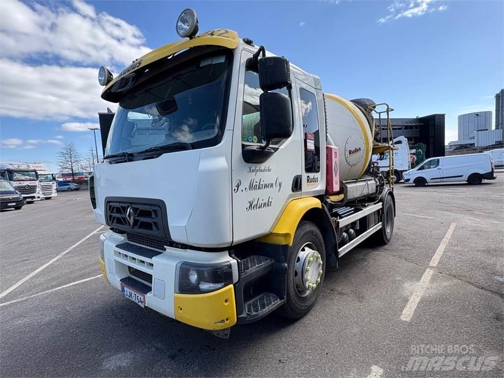 Renault D 18 WIDE 콘크리트 믹서트럭