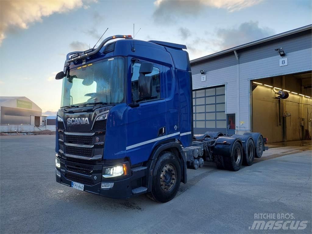 Scania R580 새시 운전실 트럭