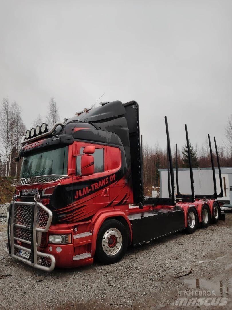 Scania R730 목재 트럭