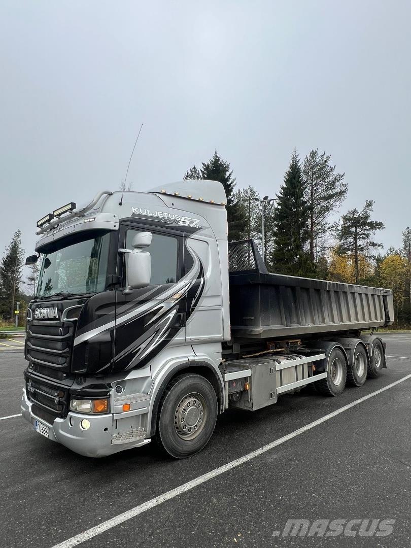 Scania R730 훅 리프트 트럭