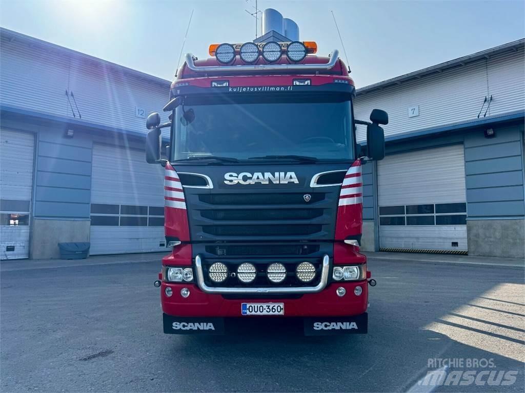 Scania R730 8x4 목재 트럭