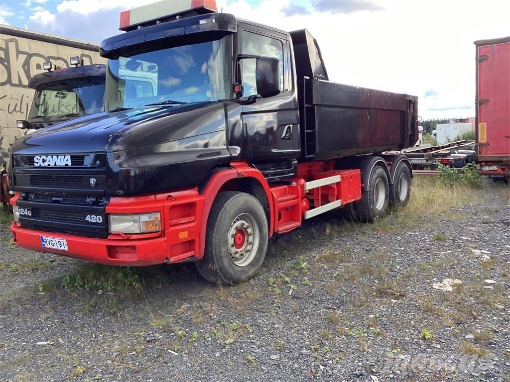 Scania T 124 덤프 트럭