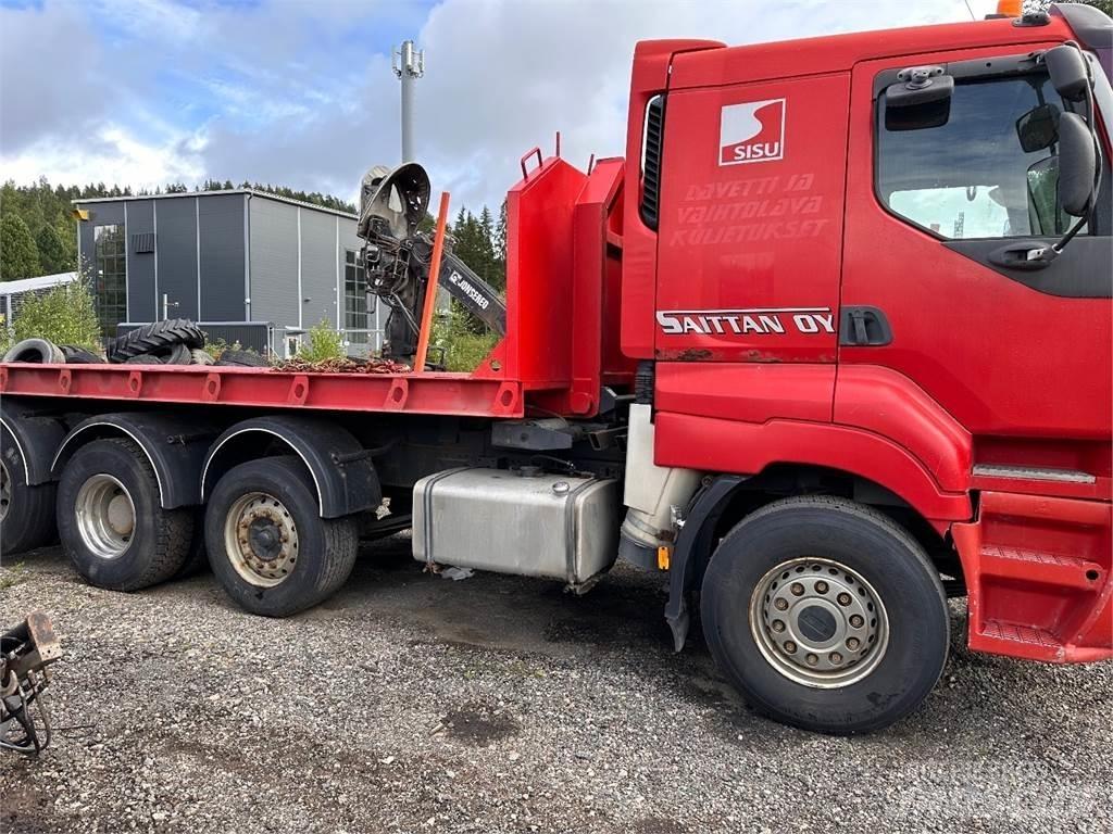 Sisu E14 8x2 훅 리프트 트럭