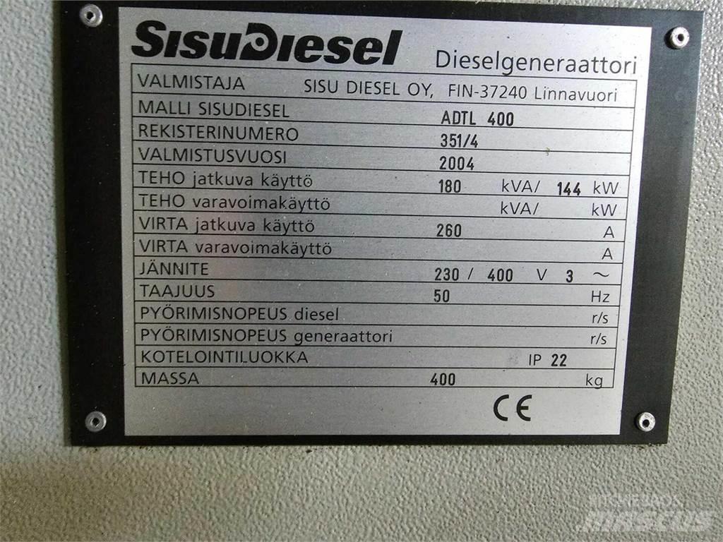  Strömberg 180kVA 기타 발전기
