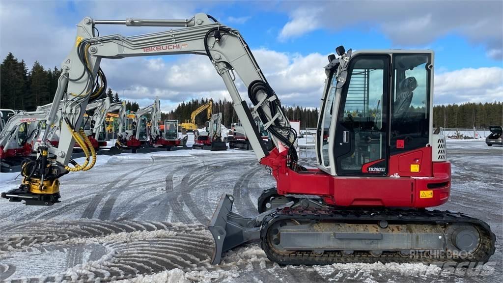 Takeuchi TB280FR 중형굴삭기 7톤-28톤