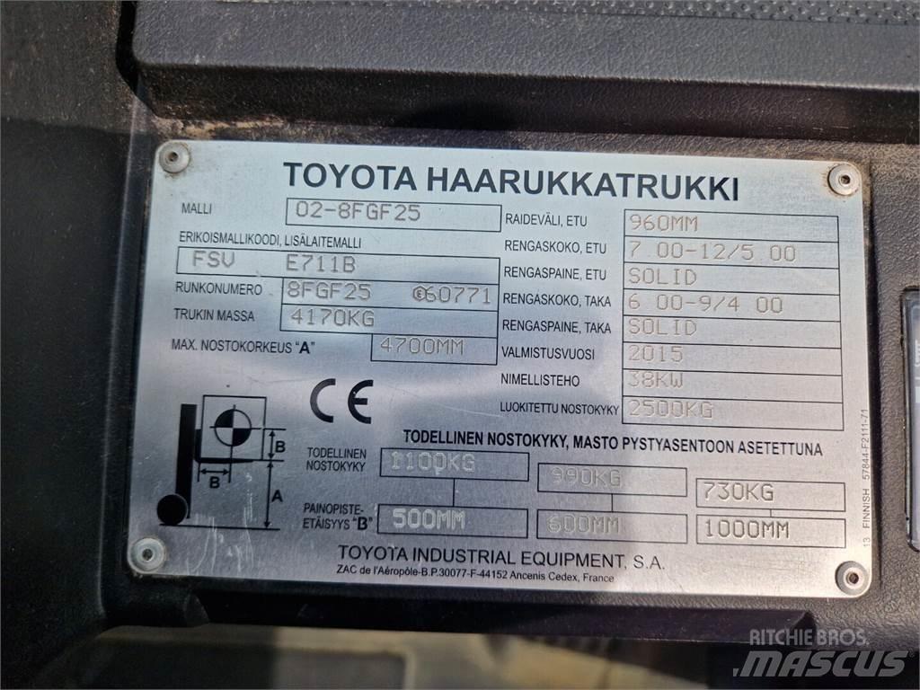 Toyota 02-8FGF25 LPG 지게차
