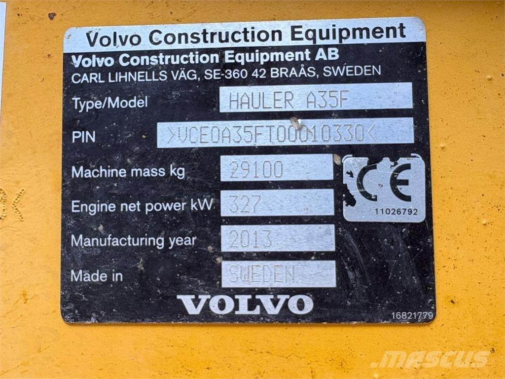 Volvo A 35 F 연결식 홀러