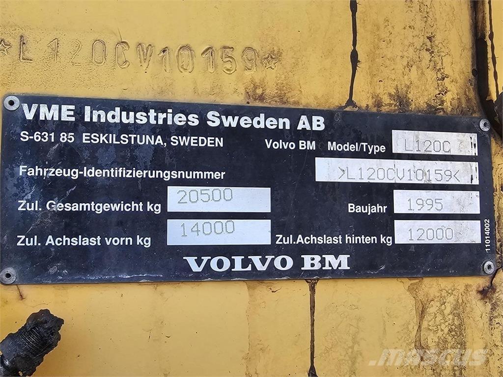 Volvo BM L120C  휠로우더