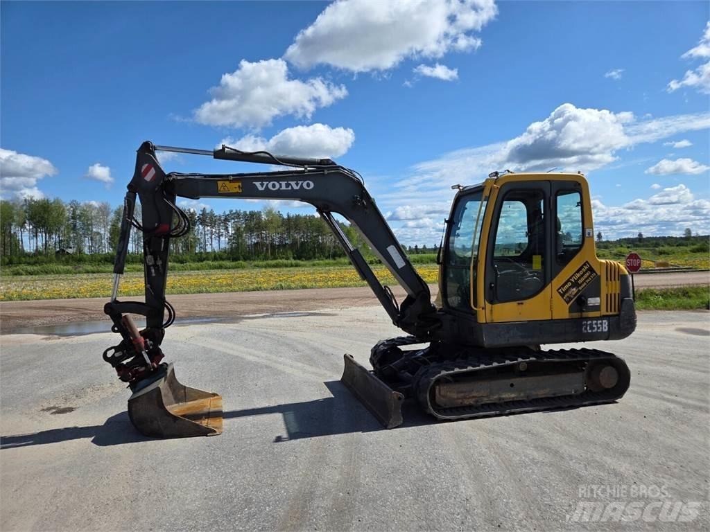 Volvo EC55B 소형 굴삭기 7톤 미만
