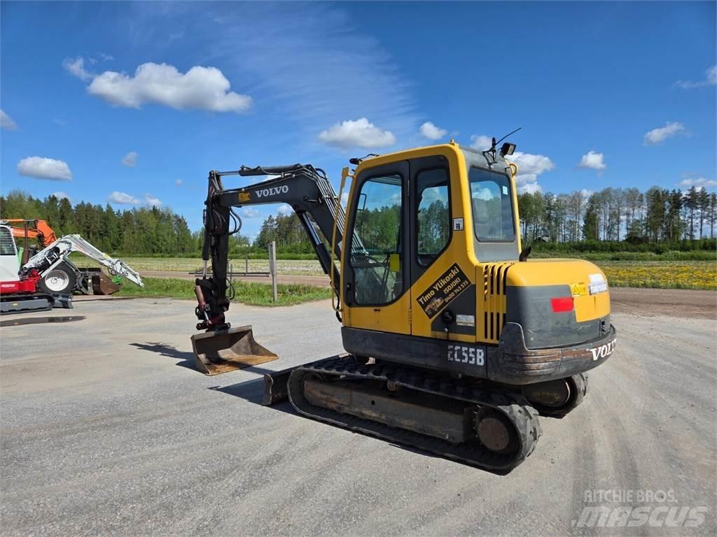 Volvo EC55B 소형 굴삭기 7톤 미만