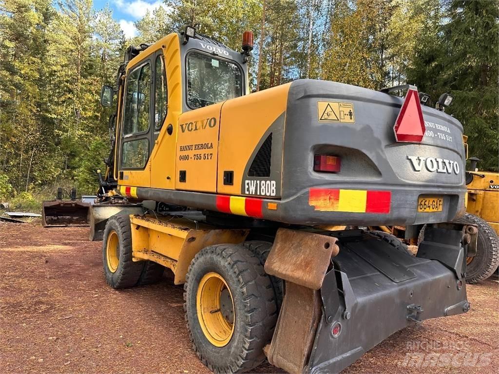 Volvo EW180B  휠 굴삭기