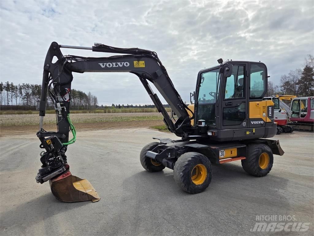 Volvo EW60E  휠 굴삭기