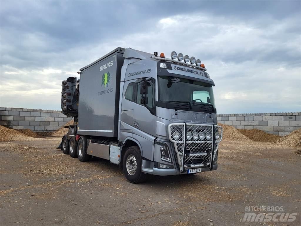 Volvo FH16 우드칩 트럭
