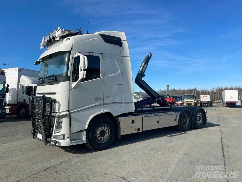 Volvo FH16 6x2 -13 훅 리프트 트럭