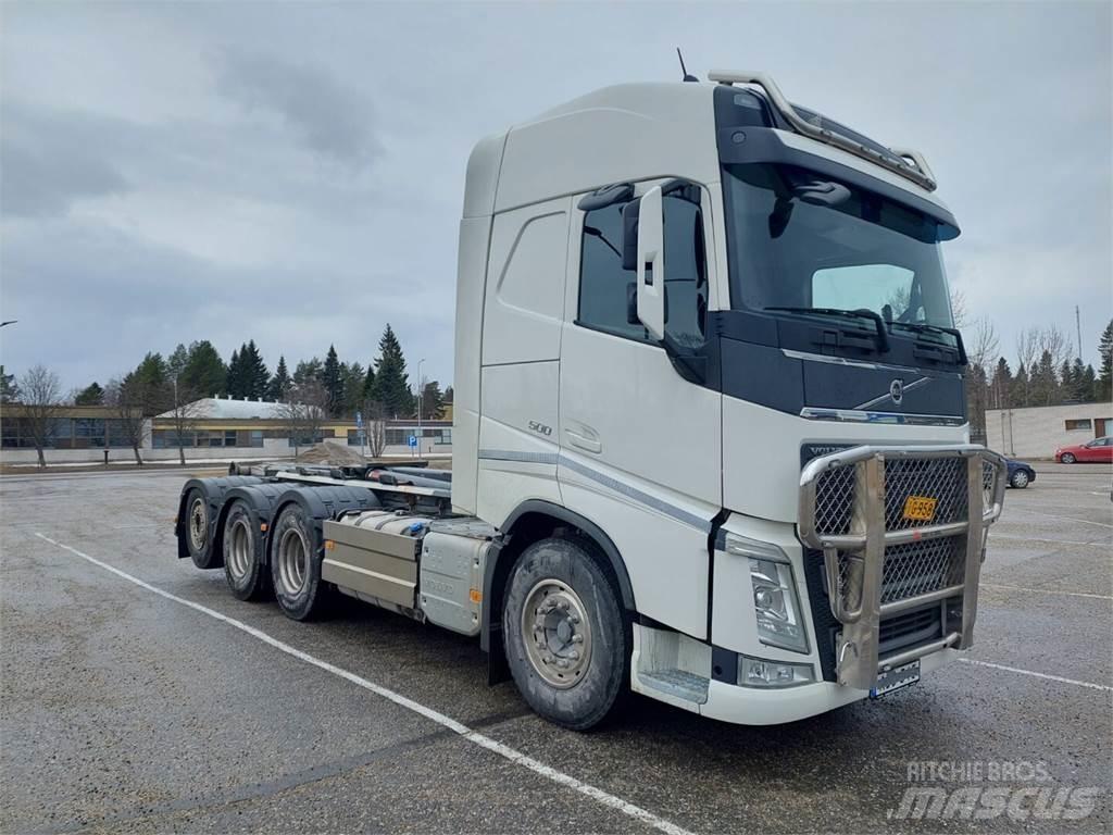 Volvo FH500 8x4 훅 리프트 트럭