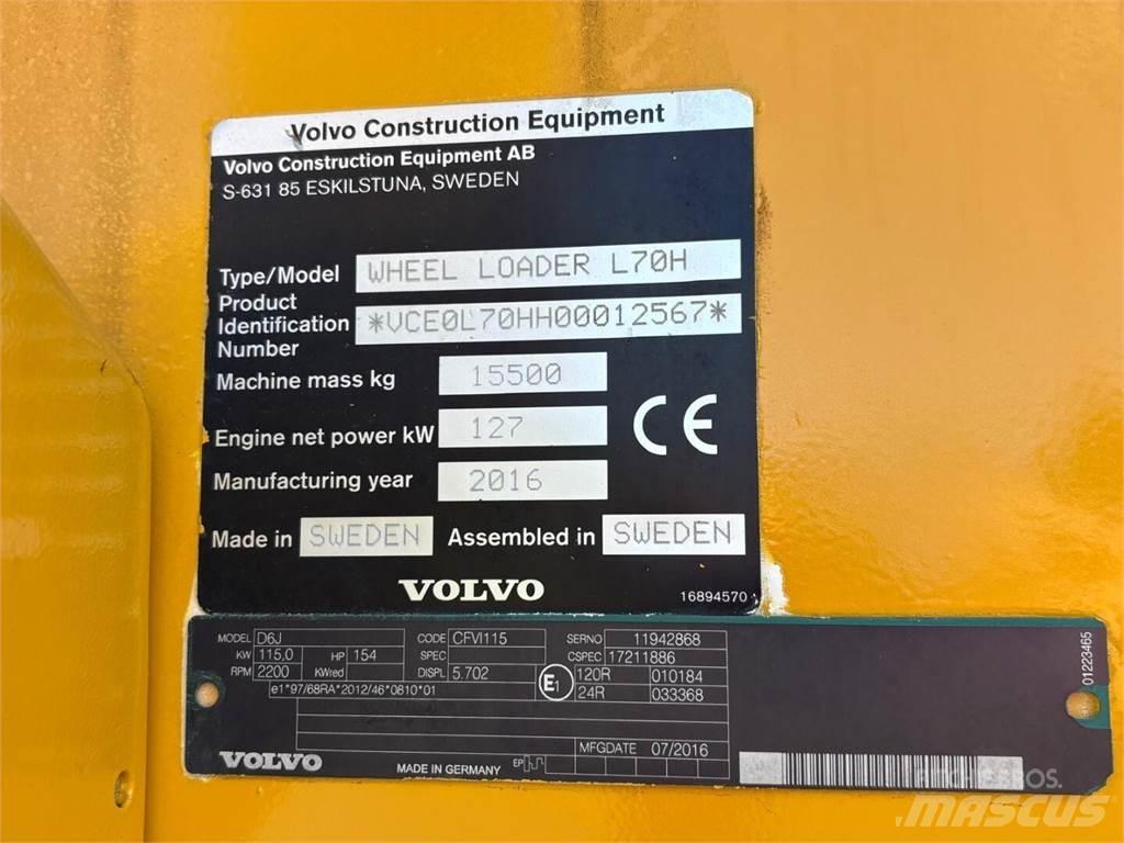Volvo L 70 H  휠로우더