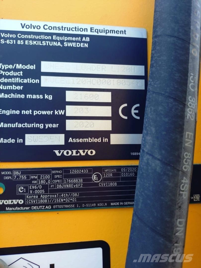 Volvo L120H  휠로우더