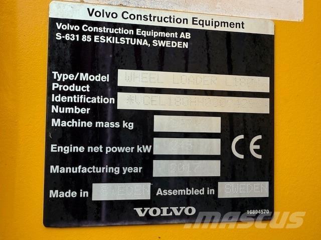Volvo L180H  휠로우더
