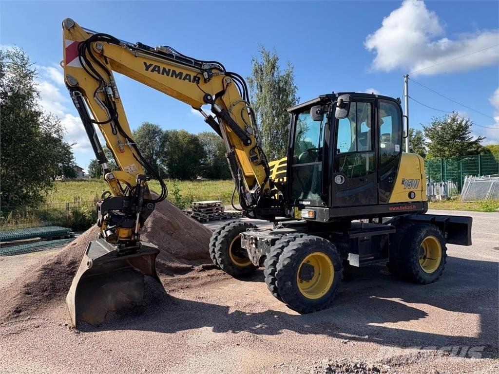 Yanmar B 95 W  휠 굴삭기