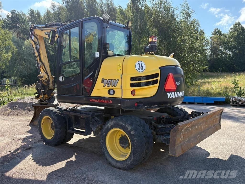 Yanmar B 95 W  휠 굴삭기