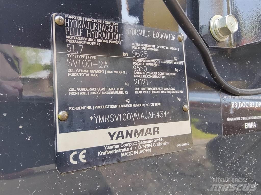 Yanmar SV100-2 중형굴삭기 7톤-28톤