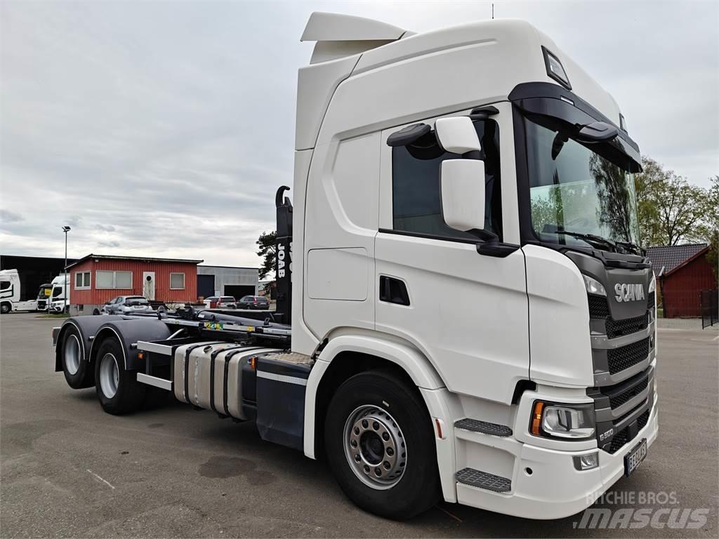 Scania G500 훅 리프트 트럭