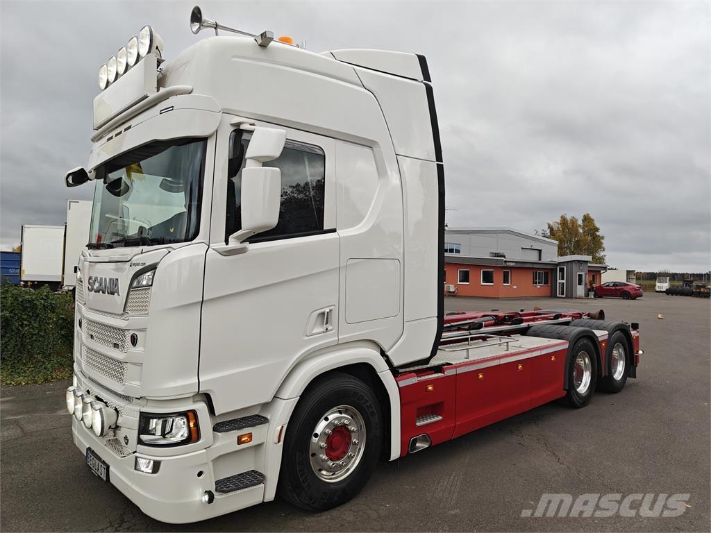 Scania R660 훅 리프트 트럭