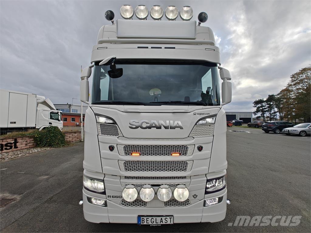 Scania R660 훅 리프트 트럭